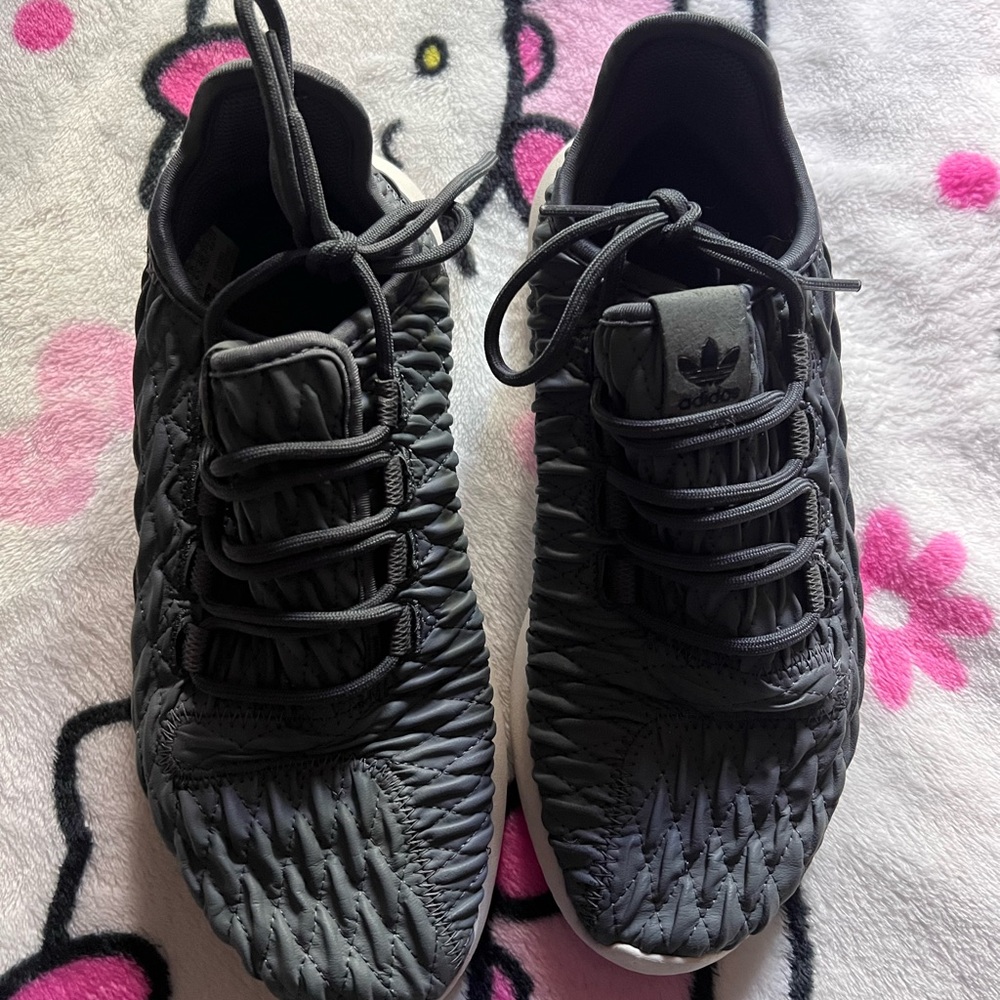 Adidas Charcoal Textured Sneakers
